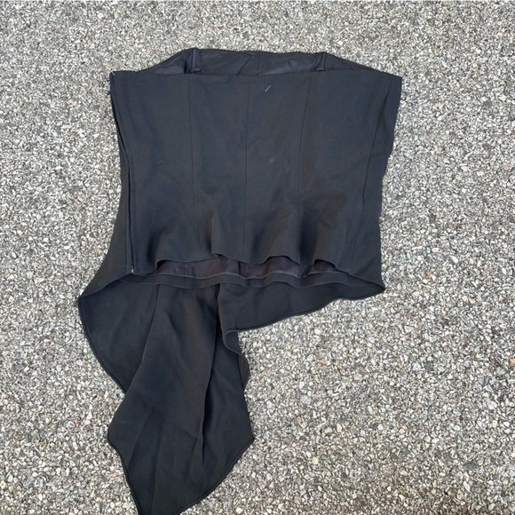 Strapless asymmetric corset top - Picture 3 of 4